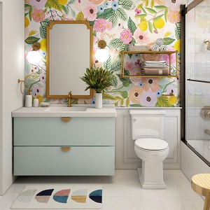 Цветная и яркая ванная комната: как преобразить санузел в Полойке - polojka.mebel54.com | фото