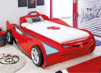 CARBED Кровать-машина Coupe с выдвижной кроватью Red 20.03.1306.00 в Полойке - polojka.mebel54.com | фото