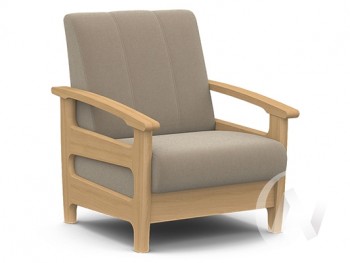 Кресло для отдыха Омега (бук лак/CATANIA LATTE) в Полойке - polojka.mebel54.com | фото