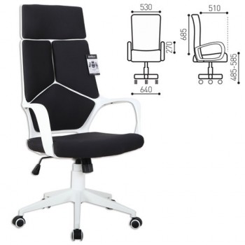 Кресло офисное BRABIX Prime EX-515 (черная ткань) в Полойке - polojka.mebel54.com | фото